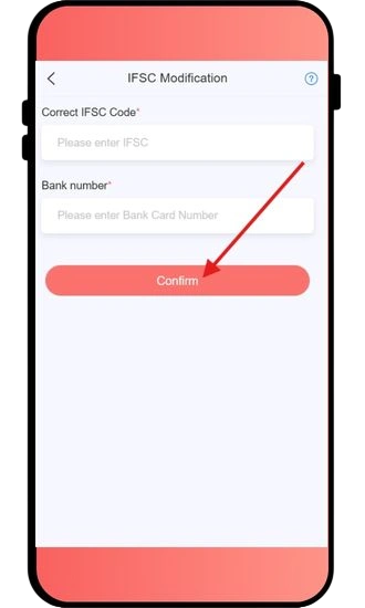 click on confirm button